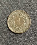 Moneda 1 rappen 1880 Elvetia
