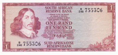 Bancnota Africa de sud 1 Rand (1973) - P115a UNC foto