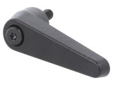 Manetă Franceză Neagră 12mm 45mm
