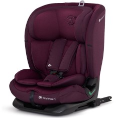 Scaun auto I-size, 76-150 cm, Kinderkraft Oneto 3, ISOFIX, cherry pearl