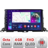 Navigatie Android Toyota Highlander 2013-2018, 4GB RAM, 64GB, CarPlay