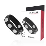 Darkness Sensations-Inel din Piele pentru Erecție