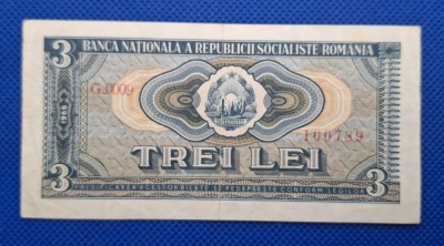 3 lei 1966 G.0009 100789 , stare bună foto