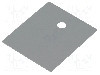 Suport termoconductor din silicon, 21mm x 24mm x 0.3mm - WS 247 1 foto