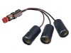 Splitter Brichetă Auto 3x16A Negru