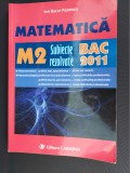 MATEMATICA M2 SUBIECTE REZOLVATE BACALAUREAT ION BUCUR POPESCU