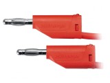 Cablu de măsurare 70VDC 33VAC 32A soclu axial 4mm roșu