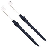 vidaXL Umbrelă cu clemă 2 pcs Albastru marin &Oslash; 105 x 86 cm 42041279
