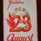 PM312N Material de propagandă comunistă, Trăiască 23 August și cu stema PCR