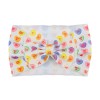 Bentita lata cu funda si imprimeu - Model 3 (Marime Disponibila: 6-12 luni