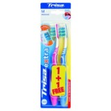 Periute de dinti Trisa Extra Duo Medium, 1 +1 GRATIS ProDesign DailyAppliances