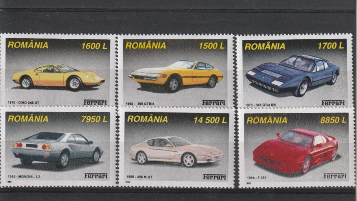 Romania ,auto Ferrari , nr lista 1499.