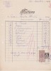 Factura Presa Ziare 1922 Le Temps, Progres, L&#039;Orient, Adevarul, Viitorul, Lupta, Dimineata, Universul