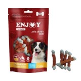 Cumpara ieftin Recompense pentru caini Enjoy Carnivore Calcium Bone Oase cu pui, 100 g