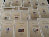 Lot 100 Cartoane Prima zi, FDC, Germania, Bundes, anii 80-90, perfecte+ album