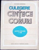 CULEGERE DE CANTECE SI CORURI PENTRU CLASELE I-VIII-ION DUMITRU CREVENICEANU-339773