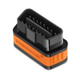 Diagnoza auto OBD2 KONNWEI KW901, Bluetooth 5.0, Buton ON-OFF, compatibil Android iOS, ELM 327 OBDII, Negru/Orange