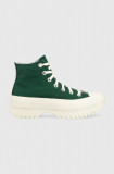 Cumpara ieftin Converse tenisi Chuck Taylor All Star Lugged 2.0 femei, culoarea verde