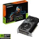 Placa video gaming Gigabyte NVidia GeForce RTX 5060 WINDFORCE MAX OC 8GB GDDR7, 128 bit, Negru