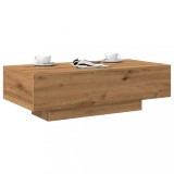 Gossi masuta cafea, stejar artizanal, 100x49,5x31 cm, lemn prelucrat