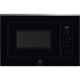 Cuptor cu microunde incorporabil Electrolux Seria 600 Flex LMS4253TMX, 25 l, 900 W, grill, timer, functie decongelare, inox/negru