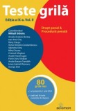 Teste grila. Editia a IX-a. Volumul II: Drept penal. Procedura penala - Mihail Udroiu