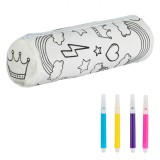 Set Creativ Penar, Rainbow, Multicolor, 4 Carioci, 7x21cm, Oem