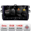 Navigatie Toyota Corolla 5960Pro-063 Android Octa Core Qualcomm 2K Qled 8+128 DTS DSP 360 4G Optical CarStore Technology