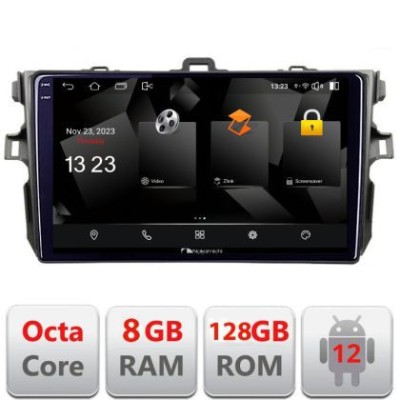 Navigatie Toyota Corolla 5960Pro-063 Android Octa Core Qualcomm 2K Qled 8+128 DTS DSP 360 4G Optical CarStore Technology foto