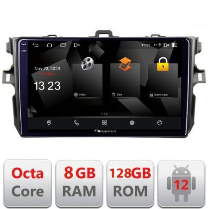 Navigatie Toyota Corolla 5960Pro-063 Android Octa Core Qualcomm 2K Qled 8+128 DTS DSP 360 4G Optical CarStore Technology