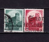 ✅ (S42) Germania Reich 1934 &quot;Ziua Partidului - Nurnberg &quot; serie completa Michel 546/547, stampilate