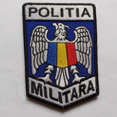 Emblema militara brodata-Politia Militara