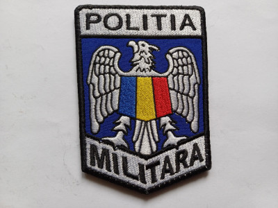 Emblema militara brodata-Politia Militara foto