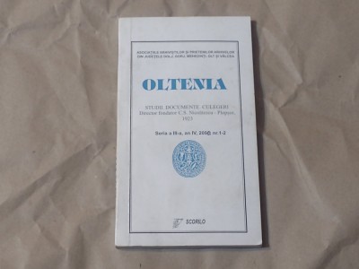 OLTENIA ~ Studii.Documente.Culegeri. Seria a III-a, an.IV, 2000, nr.1-2 foto