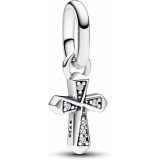 Pandora 793044C01, Charm Cruce cu Pietre cu Pietre