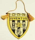 Fanion fotbal - JUVENTUS TORINO (Italia) 10X8 cm