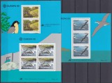 DB1 Portugalia 1986 Europa CEPT Pasari Pesti Fauna 3 MS MNH, Nestampilat