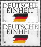 B2314 - Germania RF 1990 - Unirea 2v.neuzat,perfecta stare, Nestampilat