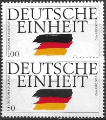 B2314 - Germania RF 1990 - Unirea 2v.neuzat,perfecta stare