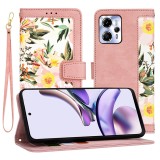 Husa personalizata fete Motorola Moto G13 Techsuit FlipCraft, roz