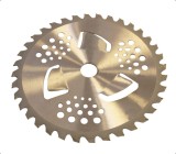 Disc taietor trimmer motocoasa cu 40 dinti intariti cu vidia cu aripioare 255mm x 25.4mm MC0049.7