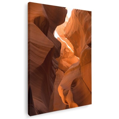 Tablou Canionul Antilopei, Arizona, USA, portocaliu 1341 Tablou canvas pe panza CU RAMA 50x70 cm foto