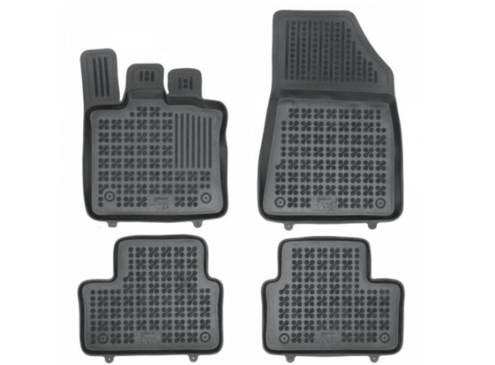 Covorase auto Renault Captur, 11.2019-, negru; elastomer, RapidAuto