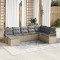 vidaXL Set de canapele pentru grădină 8 pcs Bej Rattan poli 3346500