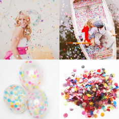 Confetti multicolore buline si romburi, 1000 g foto