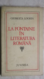 Georgeta Loghin - La Fontaine in literatura romana, 1981, Junimea