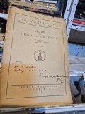Studii supra litoralului Sabla-Ecrene - Iosif Lepsi (cu dedicatie de la autor pentru C. Kiritescu)