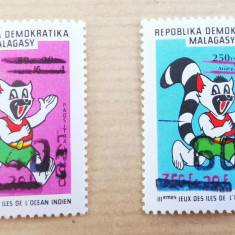 MADAGASCAR 1998 JOCURILE SPORTIVE SUPRATIPAR COTA MICHEL 100 EURO