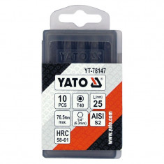 YATO Set 10 biti Torx T40 x 25 mm 1/4 foto