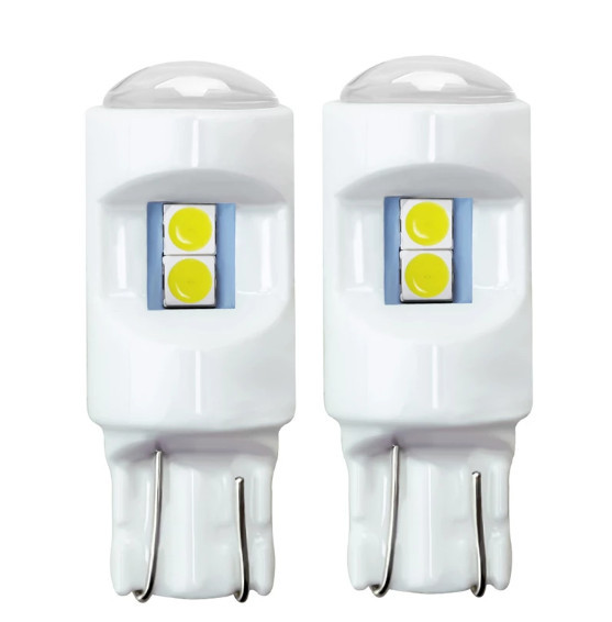 Set 2x Bec LED T10 6 SMD Ceramic